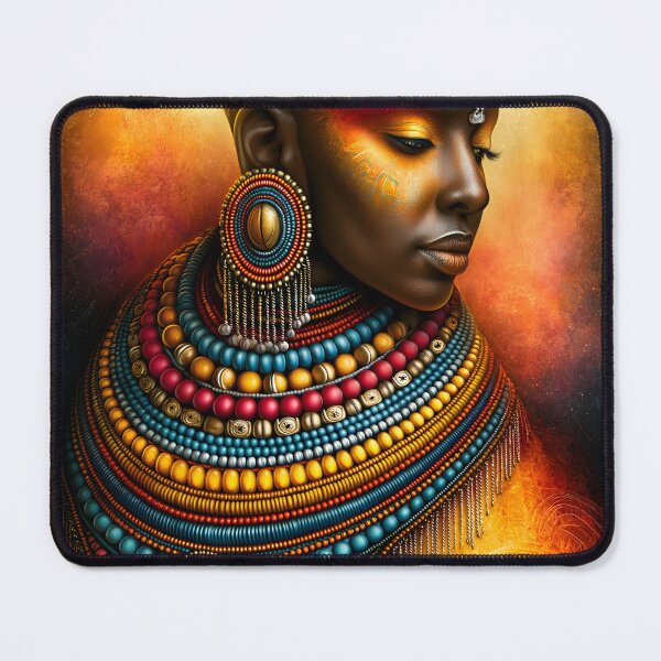 Item preview, Regal Portrait of an Elegant Woman in Adornments designed and sold by Artessie.