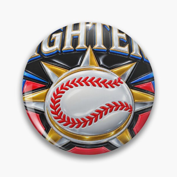 Item preview, Hokkaido Nippon Ham Fighters - NPB Chrome Logo designed and sold by JC's Cards & More.