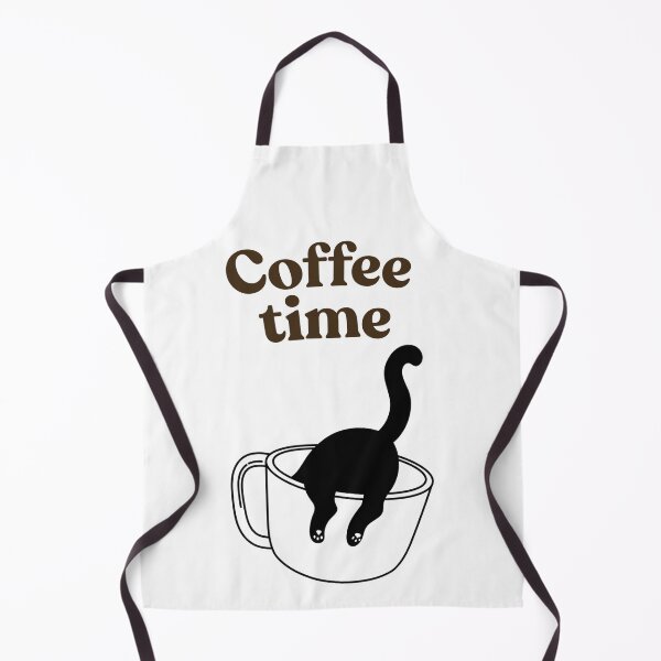 Item preview, Coffee Time Cat T-Shirt – Cute Coffee Lover Cat Design designed and sold by TESHYS.