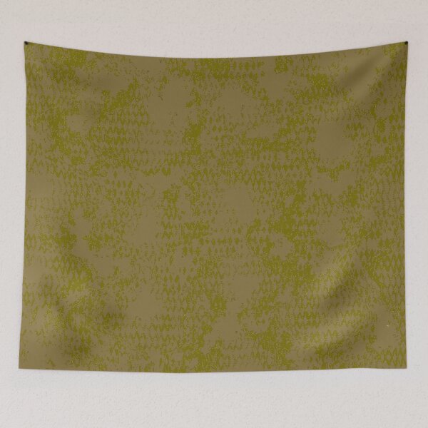 Item preview, Modern Distressed Python Print Pattern | Dark Yellow designed and sold by Frohyou.