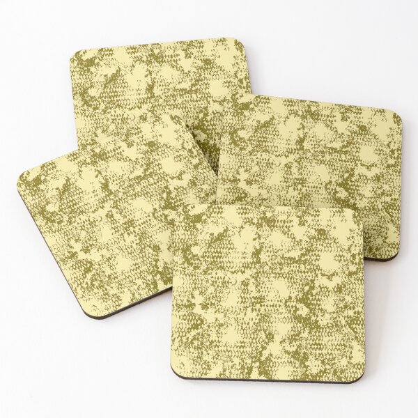 Item preview, Modern Distressed Python Print Pattern | Light Yellow designed and sold by Frohyou.