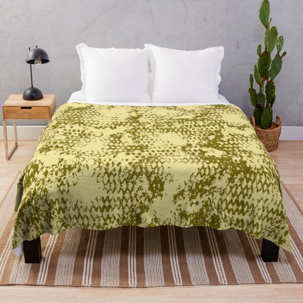 Item preview, Modern Distressed Python Print Pattern | Light Yellow designed and sold by Frohyou.