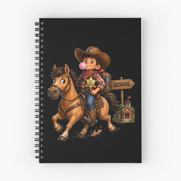 Item preview, First Day of My Last Year in Elementary,New Sheriff In Town Last Year Of Elementary Cowboy Riding Horse designed and sold by Crystal-Tree.