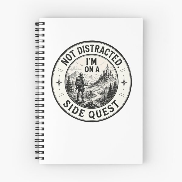 Item preview, Not Distracted. I'm On A Side Quest Gamer Adventure Fantasy Roleplaying designed and sold by HumansStuck12.