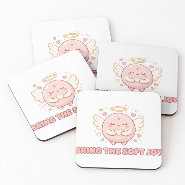 Item preview, Bring The Soft Joy Cute Kawaii Angel Pastel Aesthetic designed and sold by AmberlightArt.
