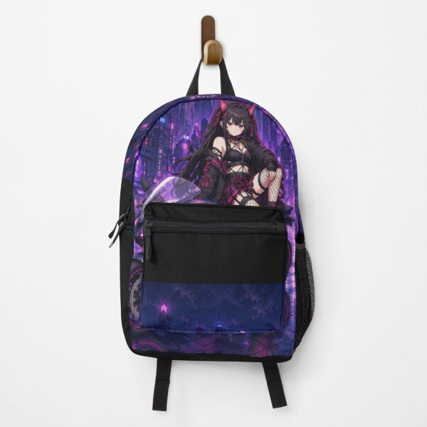 Item preview, Cyberpunk Neko Biker Girl – Megumi Neon Anime designed and sold by Revyra Design .