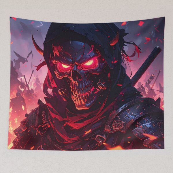 Item preview, Skeletal Demon Ninja Warrior in Battlefield designed and sold by BetweenForms.