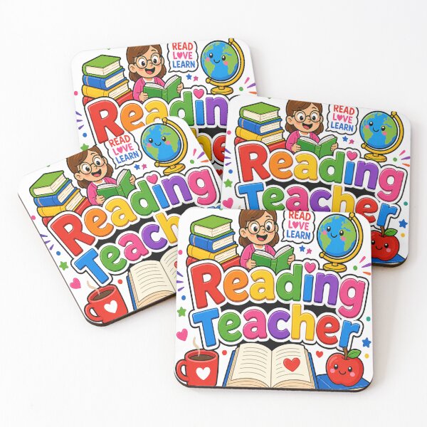 Item preview, Cute Reading Teacher Read Love Learn Back To School Educator Gift designed and sold by shemodas.