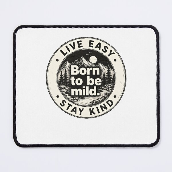 Item preview, Live Easy Stay Kind Born To Be Mild Gentle Soul Outdoor Adventure designed and sold by HumansStuck12.