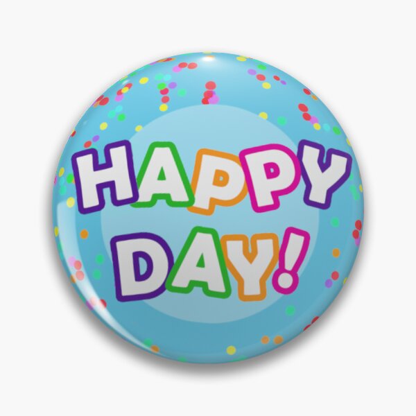 Item preview, Vague "Happy Day!" Balloon designed and sold by Beeptea.