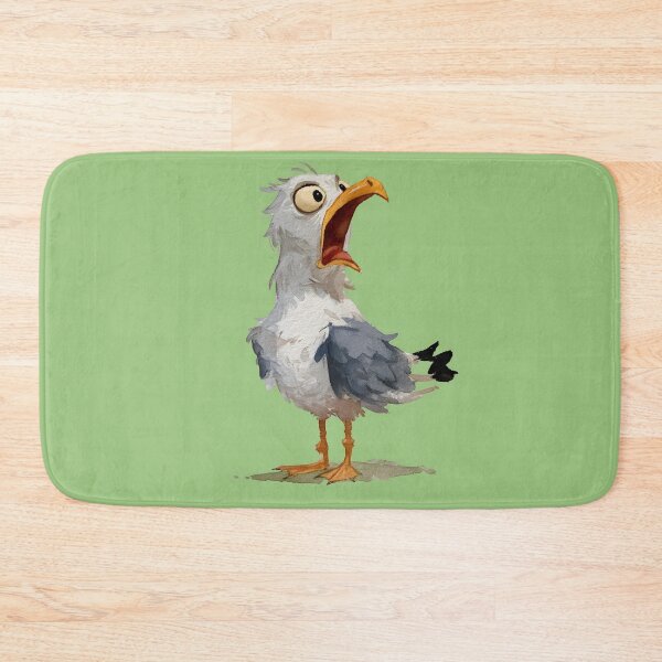 Item preview, Screaming Seagull – Funny Chaotic Bird designed and sold by KAM-KAM-STORE.