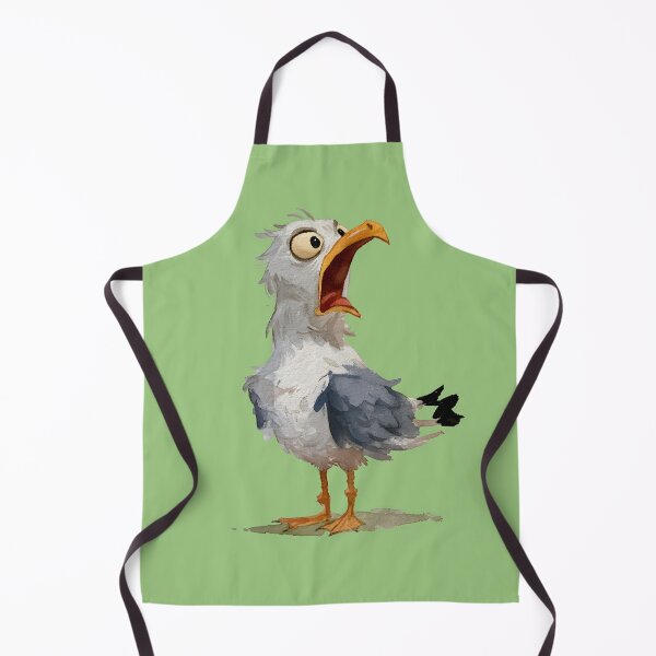 Item preview, Screaming Seagull – Funny Chaotic Bird designed and sold by KAM-KAM-STORE.
