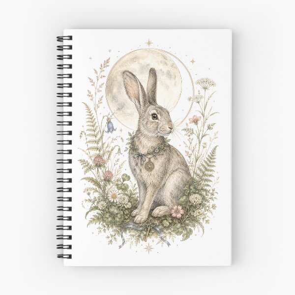 Item preview, Moon Rabbit - Moon Garden Messenger designed and sold by Shadow Sprite Art.