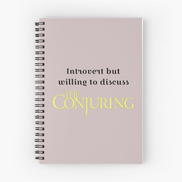 Item preview, Introvert but willing to discuss The Conjuring  designed and sold by Tymber2018.