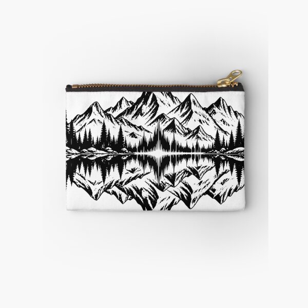 Item preview, Mountain Sound Wave – Alpine Reflection designed and sold by Pommes im Bett.