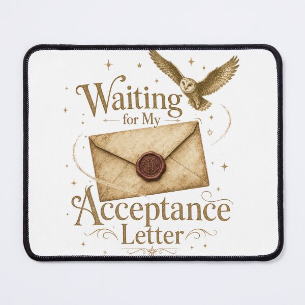 Item preview, Waiting for My Acceptance Letter | Funny Student & Dream Chaser Typography T-Shirt designed and sold by rushaib.