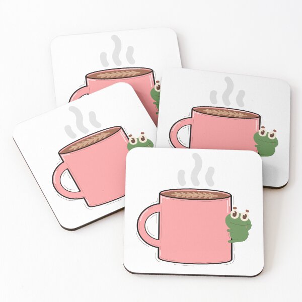 Item preview, Cute Frog Loves Coffee designed and sold by CorruptFarmr.