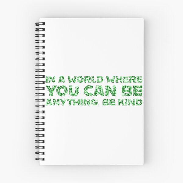 Item preview, "In A World Where You Can Be Anything, Be Kind" Inspirational Quote Green Triangular Mosaic Design designed and sold by DymondDesigns.