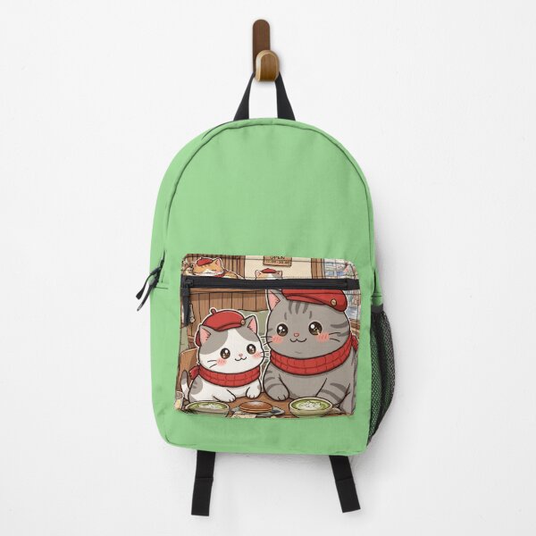 Item preview, Kawaii Cats Neko Cafe Tokyo Japan - Freda and Junior Matcha Latte designed and sold by MAISON SYLVIE.