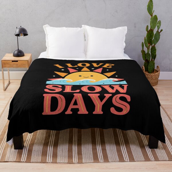 Item preview, I Love Slow Days T Shirt, Vintage Souvenir Style Shirt, Retro Summer Tee, Relaxed Lifestyle Gift designed and sold by Daily Mood Tees.