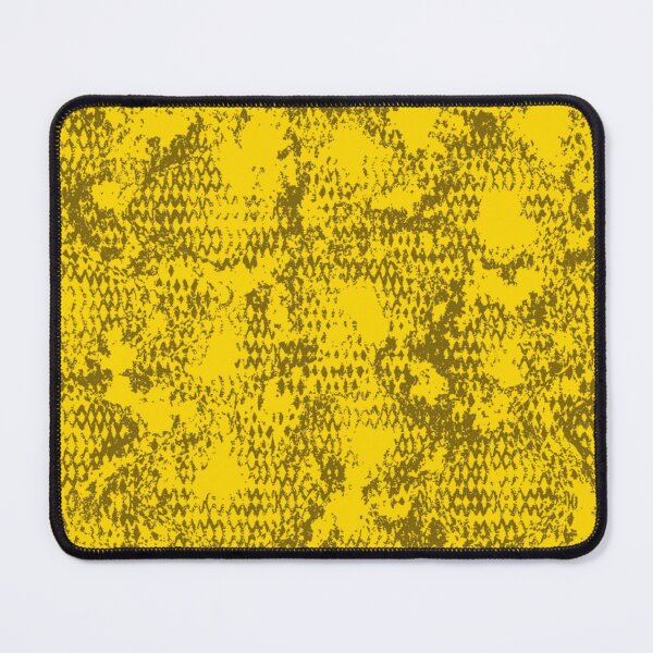 Item preview, Modern Distressed Python Print Pattern | Bright Yellow designed and sold by Frohyou.