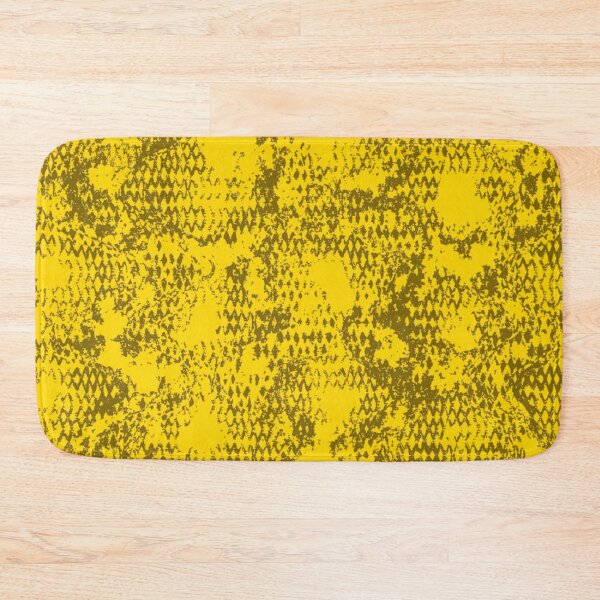 Item preview, Modern Distressed Python Print Pattern | Bright Yellow designed and sold by Frohyou.