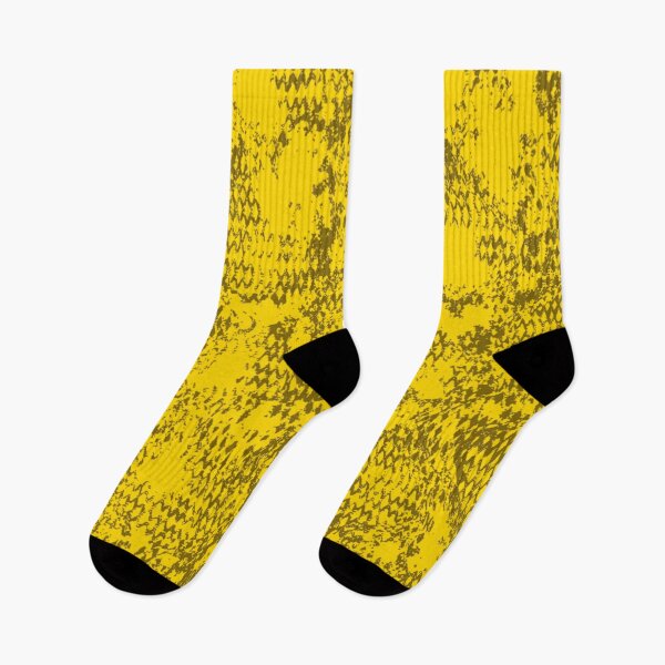 Item preview, Modern Distressed Python Print Pattern | Bright Yellow designed and sold by Frohyou.