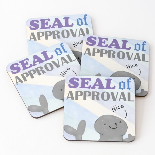 Item preview, Seal of Approval - Funny and Cute Animal Pun designed and sold by CorruptFarmr.
