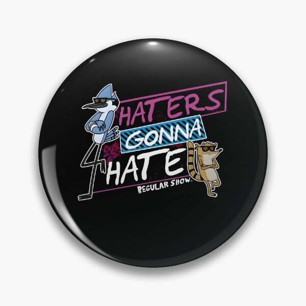 Item preview, Haters Gonna Hate Cartoon Graphic, Blue Jay Raccoon Duo, Retro Animated Comedy Aesthetic, Nostalgic Cartoon Gift designed and sold by Xtusdior.