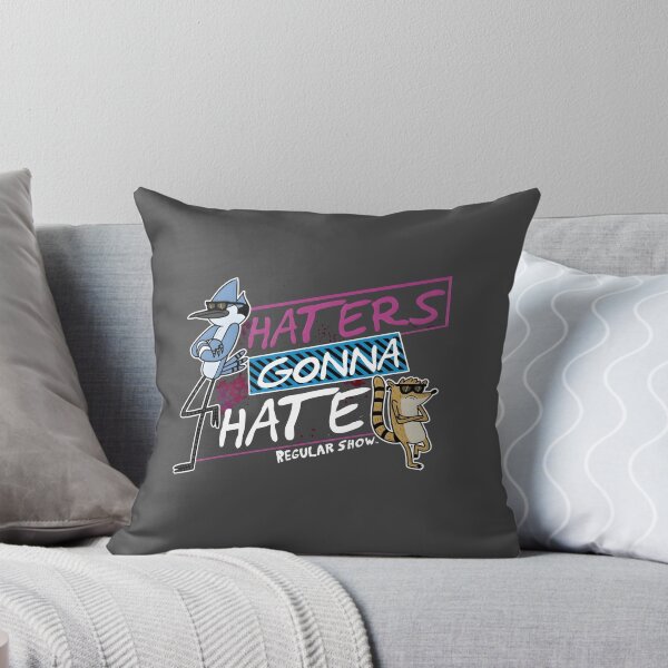 Item preview, Haters Gonna Hate Cartoon Graphic, Blue Jay Raccoon Duo, Retro Animated Comedy Aesthetic, Nostalgic Cartoon Gift designed and sold by Xtusdior.