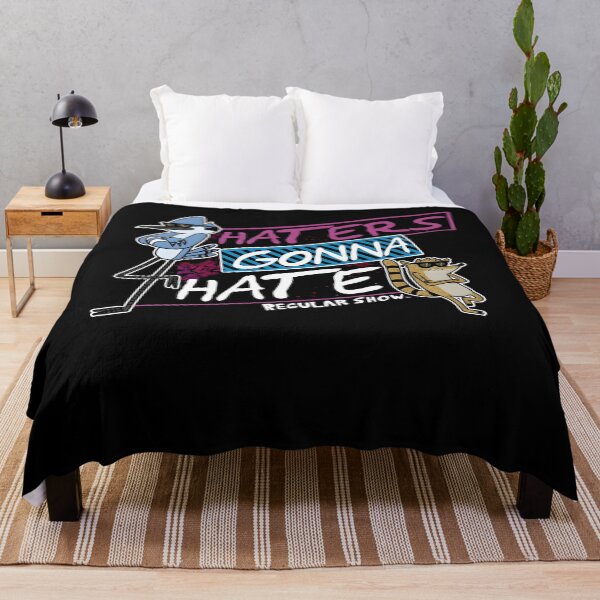 Item preview, Haters Gonna Hate Cartoon Graphic, Blue Jay Raccoon Duo, Retro Animated Comedy Aesthetic, Nostalgic Cartoon Gift designed and sold by Xtusdior.