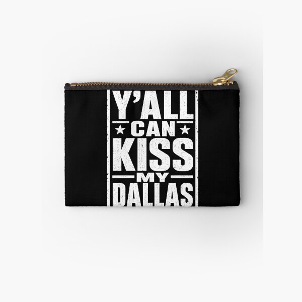 Item preview, Y'all Can Kiss My Dallas Funny Texas Pride Retro Typography designed and sold by ArcaneArtistry.