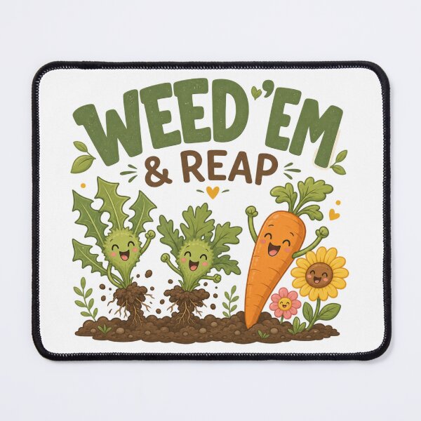 Item preview, Weed 'Em and Reap | Funny Gardening Pun T-Shirt designed and sold by rushaib.