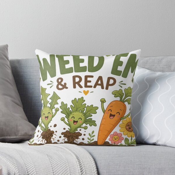 Item preview, Weed 'Em and Reap | Funny Gardening Pun T-Shirt designed and sold by rushaib.