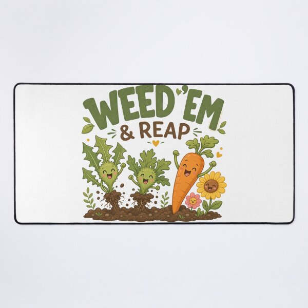 Item preview, Weed 'Em and Reap | Funny Gardening Pun T-Shirt designed and sold by rushaib.