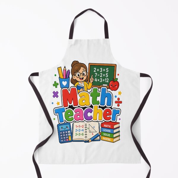 Item preview, Cute Math Teacher Rainbow Back To School Educator Gift designed and sold by shemodas.