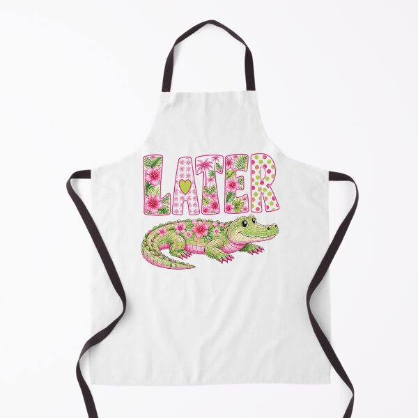 Item preview, Later Gator — Tropical Floral Alligator Typography designed and sold by Channel1Design.
