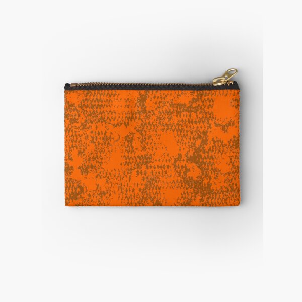 Item preview, Modern Distressed Python Print Pattern | Bright Orange designed and sold by Frohyou.