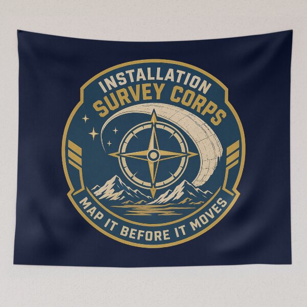 Item preview, Installation Survey Corps Patch designed and sold by agearb.