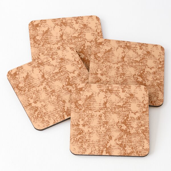 Item preview, Modern Distressed Python Print Pattern | Light Orange designed and sold by Frohyou.