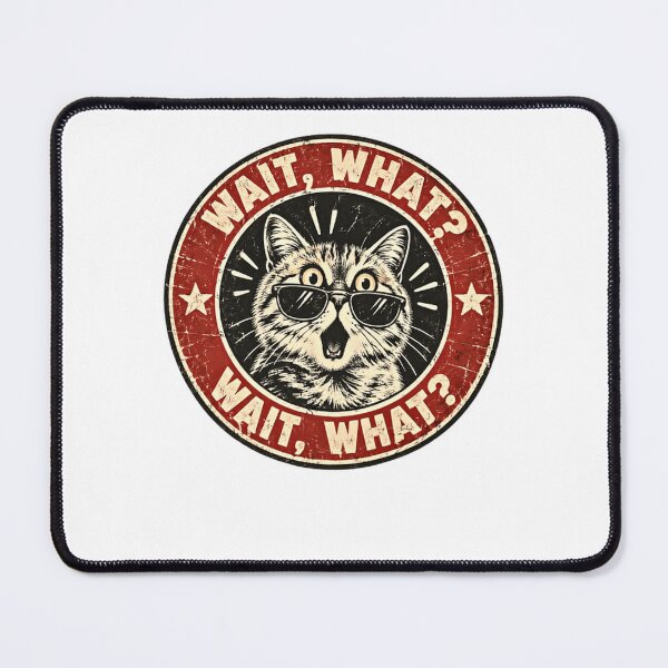 Item preview, Wait, What? Wait, What? Funny Confused Cat Lover designed and sold by HumansStuck12.