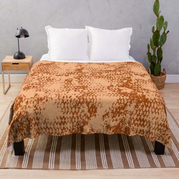 Item preview, Modern Distressed Python Print Pattern | Light Orange designed and sold by Frohyou.