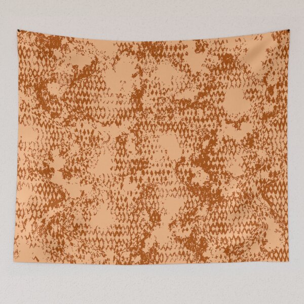 Item preview, Modern Distressed Python Print Pattern | Light Orange designed and sold by Frohyou.