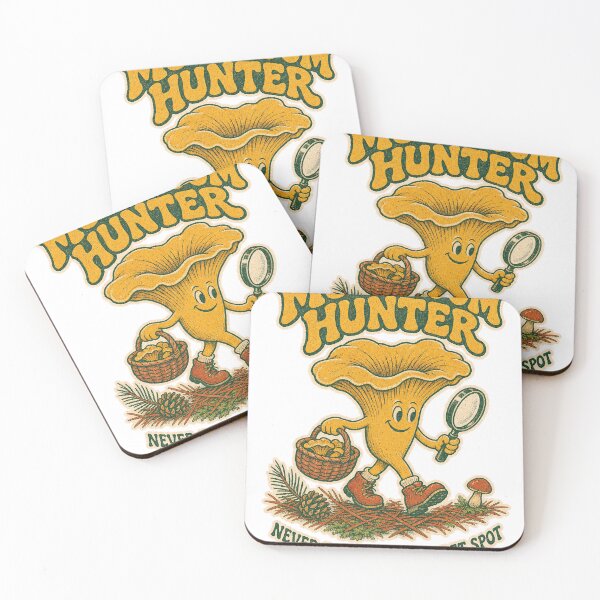 Item preview, Mushroom Hunter Retro 1970s Risograph Forest Foraging T-Shirt Design designed and sold by KIDEnia.