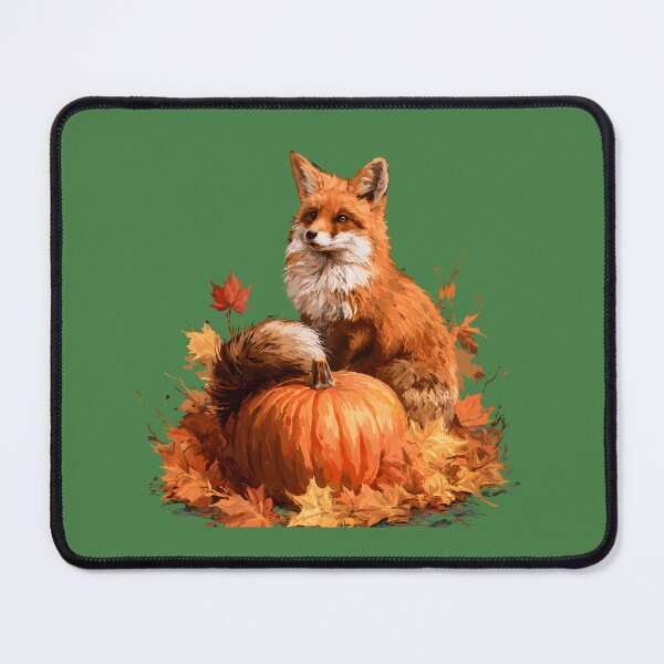 Item preview, Autumn Fox & Pumpkin – Cozy Fall Woodland designed and sold by KAM-KAM-STORE.