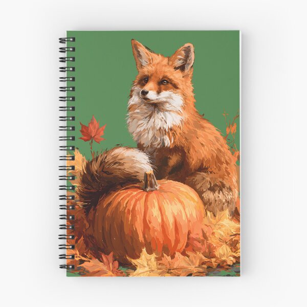 Item preview, Autumn Fox & Pumpkin – Cozy Fall Woodland designed and sold by KAM-KAM-STORE.