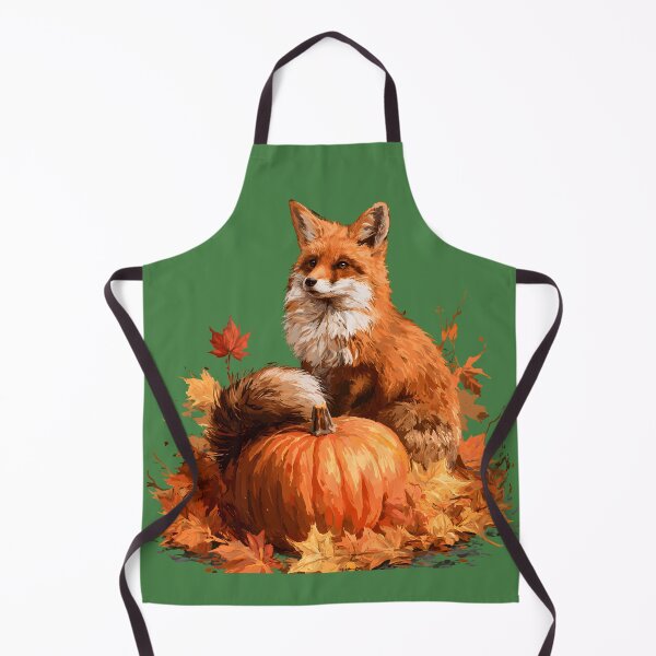 Item preview, Autumn Fox & Pumpkin – Cozy Fall Woodland designed and sold by KAM-KAM-STORE.