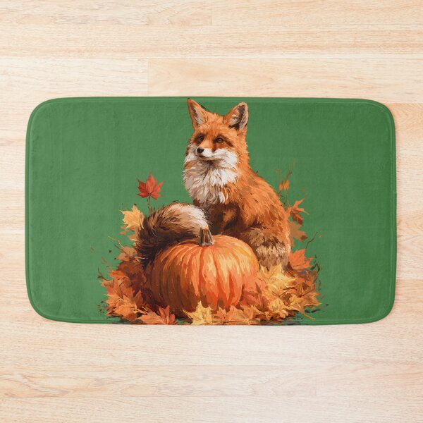 Item preview, Autumn Fox & Pumpkin – Cozy Fall Woodland designed and sold by KAM-KAM-STORE.