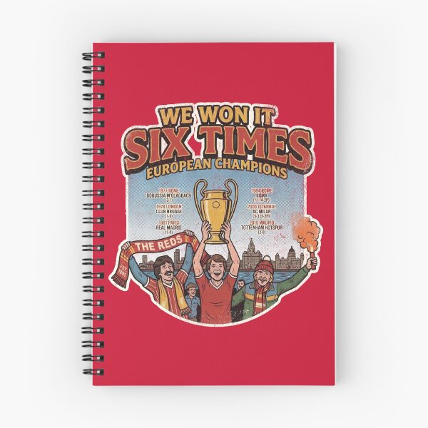 Item preview, We won it six times LFC Champions designed and sold by Red-since-1892.