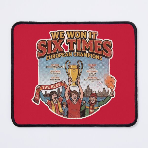 Item preview, We won it six times LFC Champions designed and sold by Red-since-1892.